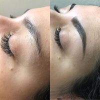 Brow Shaping with Tinting